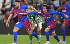 Barcelona derrotó 2-1 al Betis con golazo agónico de Jordi Alba - Noticias de jordi-alba