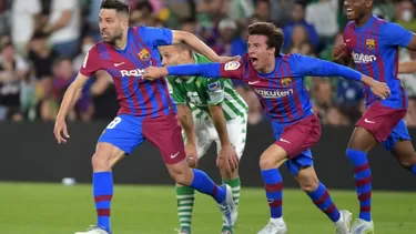 Jordi Alaba anotó en el último minuto de descuento. | Foto: AFP/Video: Bein Sports