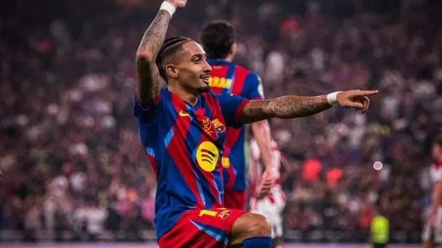 Raphina anotó un golazo para el 3-2 del Barcelona vs Real Madrid por la final de la Supercopa de España / América TV