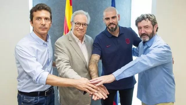 Víctor Valdés dejó Barcelona en 2014 | Foto: Barcelona.