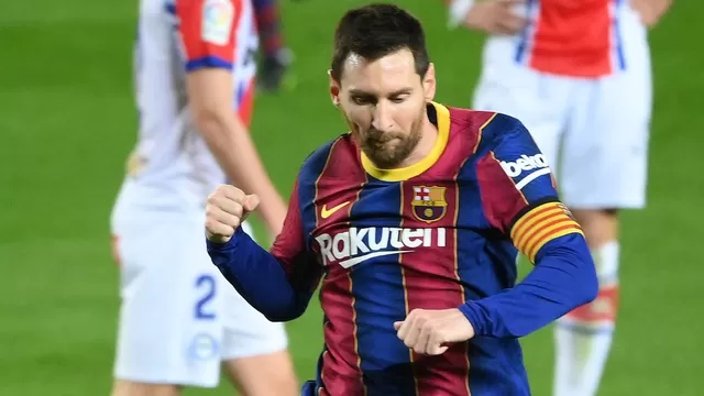 Zurdazo, palo y a celebrar: Messi marcó el 2-0 en el Barcelona vs. Alavés