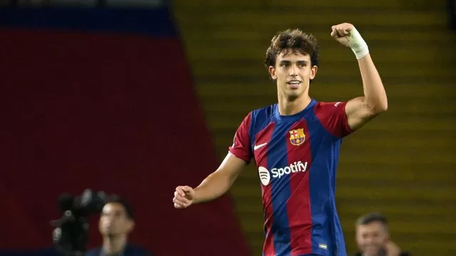 Joao Felix anotó así el 5-0 de Barcelona ante Antwerp. | Foto: AFP/Video: ESPN