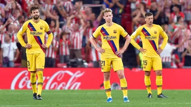 Barcelona cayó 1-0 ante Athletic Bilbao en su debut por La Liga