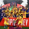 Barcelona se coronó campeón de la Copa del Rey tras golear al Athletic de Bilbao