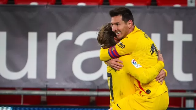 Messi marcó un doblete en el triunfo catalán. | Foto: EFE