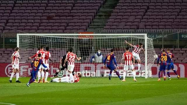 Barcelona vs. Athletic: Espectacular tiro libre de Messi para marcar el 1-0