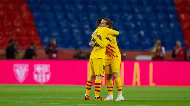 Barcelona vs. Athletic: Griezmann marcó el 1-0 tras centro de De Jong