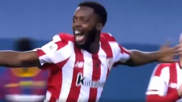 Iñaki Williams sacó un remate imposible de atajar para Ter Stegen. | Video: L&#39;Equipe