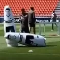 Barcelona vs. Atlético: Ángel Correa no tuvo piedad con muñeco de entrenamiento