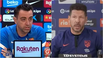 Barcelona vs. Atlético: Fuerte cruce entre Xavi y Simeone por el estilo de juego