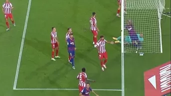 Barcelona vs. Atlético: Tiro de esquina de Messi y autogol de Diego Costa