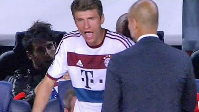 Barcelona vs. Bayern: la acalorada discusión de Müller y Guardiola-foto-2