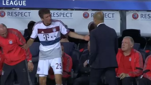 Barcelona vs. Bayern: la acalorada discusión de Müller y Guardiola-foto-3