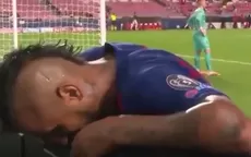 Barcelona vs. Bayern Munich: Dramática imagen de Arturo Vidal se viraliza tras goleada - Noticias de arturo-vidal