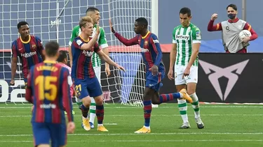 Barcelona y Betis chocan en el Camp Nou. | Foto: AFP/Video: LaLiga