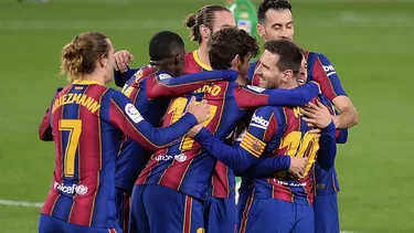 Trincao le dio el triunfo al Barcelona con un golazo a los 87&#39;. | Foto: EFE/Video: DirecTV