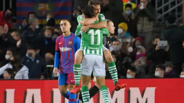 Juanmi Jiménez anotó en el Camp Nou. | Foto: AFP/Video: DirecTV Sports