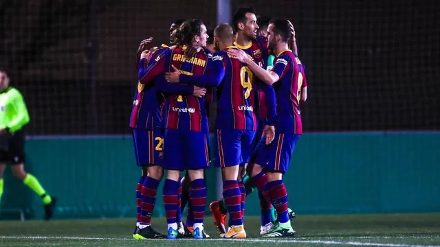 Barcelona se metió a octavos de la Copa del Rey tras sufrido triunfo 2-0 sobre Cornellá