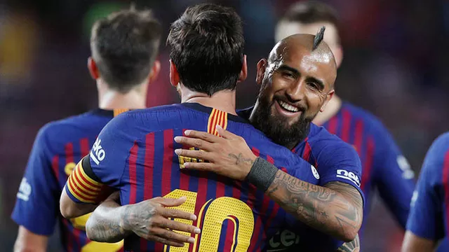Messi celebr&amp;oacute; el primero en el Camp Nou | Foto: AFP