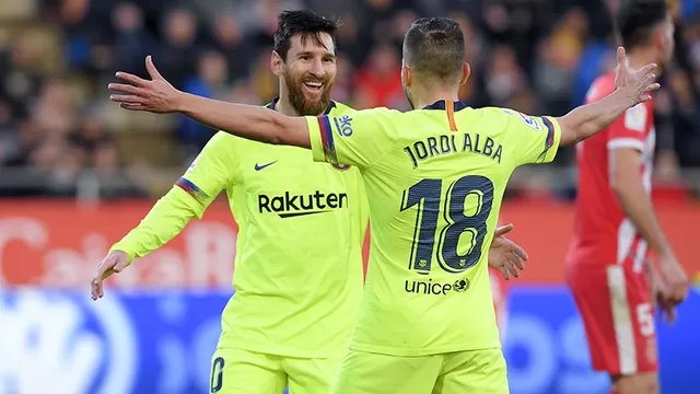 Barcelona superó 2-0 al Girona y amplió su diferencia con el Atlético