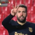 Barcelona vs. Granada: Jordi Alba forzó la prórroga con gol agónico