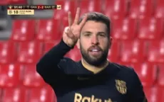 Barcelona vs. Granada: Jordi Alba forzó la prórroga con gol agónico - Noticias de jordi-alba
