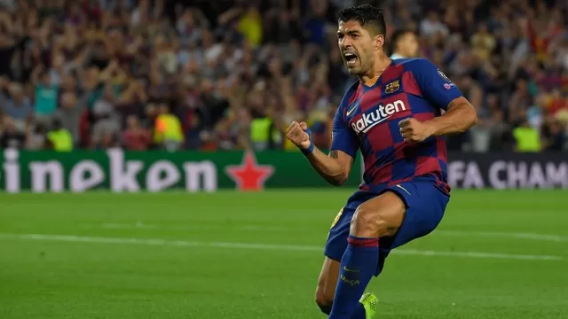 Suárez fue el héroe de la jornada del Barcelona en la Champions.  | Foto: AFP