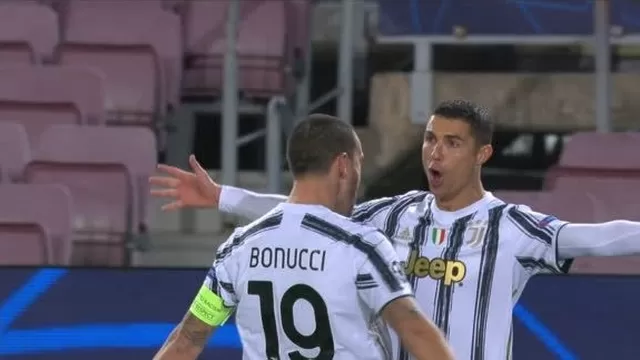 Barcelona vs. Juventus: Cristiano Ronaldo marcó el 3-0 en el Camp Nou