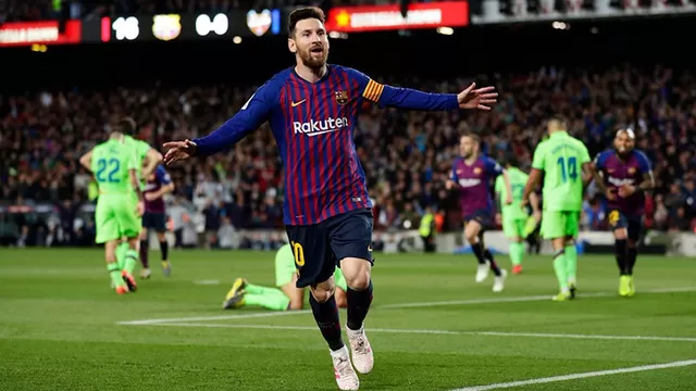 Messi ingres&amp;oacute; en el segundo tiempo del Barcelona vs. Levante. | Foto: AFP