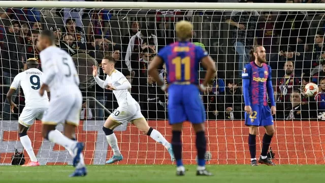 Barcelona vs. Napoli: Piotr Zielinski marcó el 0-1 en el minuto 29