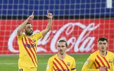 Barcelona vs. Osasuna: Jordi Alba marcó golazo tras genial pase de Messi - Noticias de jordi-alba