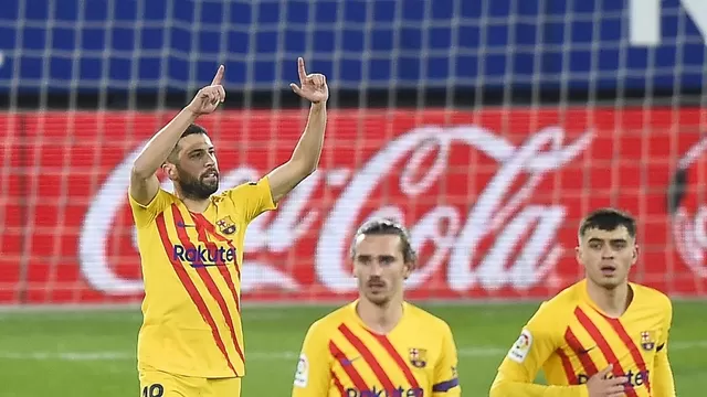 Barcelona vs. Osasuna: Jordi Alba marcó golazo tras genial pase de Messi