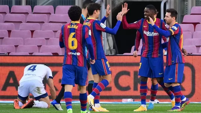 Barcelona goleó al Osasuna | Foto: AFP.