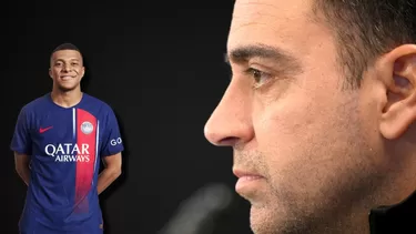 Xavi habló en conferencia de prensa. | Foto: AFP