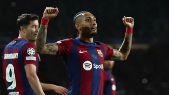 Barcelona vs. PSG: Raphinha anotó el 1-0 tras asistencia de Lamine Yamal