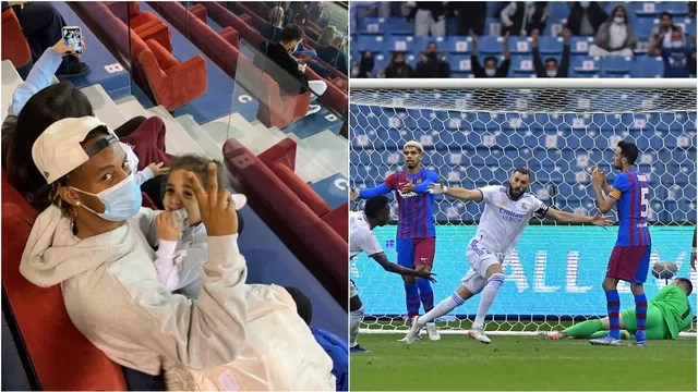 Barcelona vs. Real Madrid: André Carrillo disfrutó del Clásico en Riad