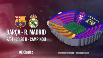 Barcelona vs. Real Madrid: el homenaje del Camp Nou a Johan Cruyff