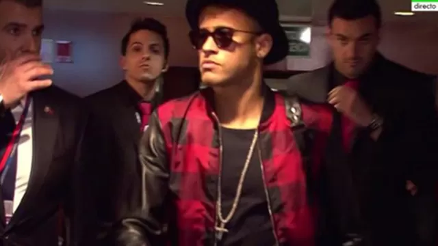 Neymar llegando al Camp Nou. (Foto: Captura de video)-foto-1