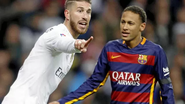 Barcelona vs. Real Madrid: Neymar y Ramos podrían perderse el clásico