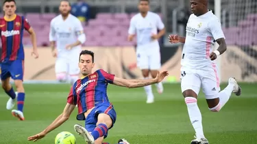 Es el único referente del Barcelona que se pronunció tras la derrota ante el Real Madrid. | Foto: AFP