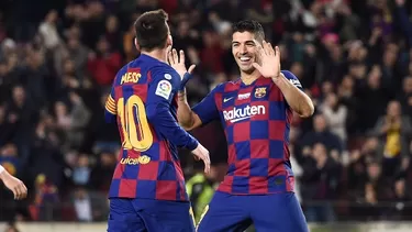 Messi y Suárez presentes ante la Real Sociedad | Foto: AFP.