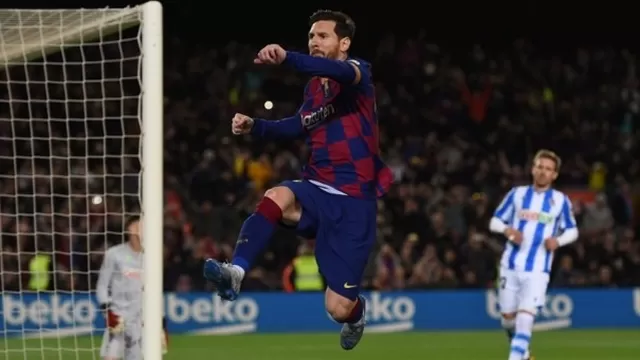 Messi anotó de penal el único gol del partido. | Foto:EFE 