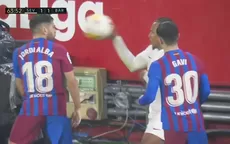 Barcelona vs. Sevilla: Expulsado Koundé por pelotazo en la cara a Jordi Alba - Noticias de jordi-alba