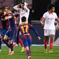 Barcelona ganó 3-0 en la prórroga al Sevilla y avanzó a la final de la Copa del Rey