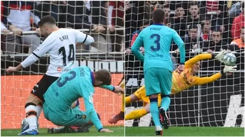 Barcelona vs. Valencia: Ter Stegen atajó penal cometido por Piqué 