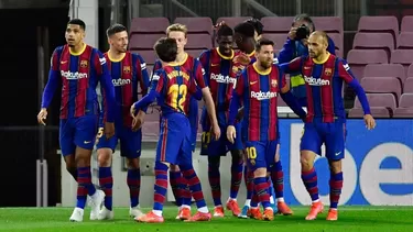 Dembélé anotó el solitario gol a los 90 minutos. | Foto: AFP/Video: DirecTV-Barcelona