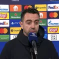 Barcelona: Xavi se pronunció tras la eliminación de la Champions League