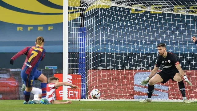 Barcelona y Athletic Club: Griezmann marcó el primero del equipo azulgrana