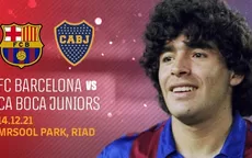 Barcelona y Boca Juniors jugarán la ‘Maradona Cup’ en honor del astro argentino - Noticias de diego-forlan