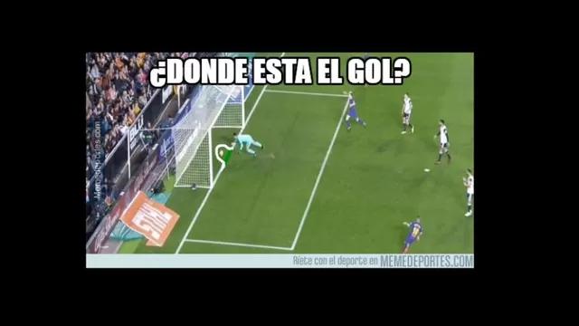 &amp;iexcl;Los memes del empate 1-1 entre Valencia y Barcelona!-foto-1